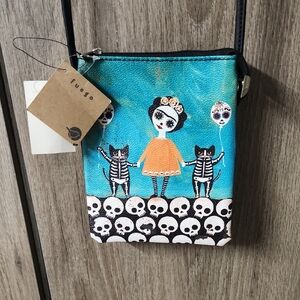 Frida Kahlo Crossbody Bag Skull Girl